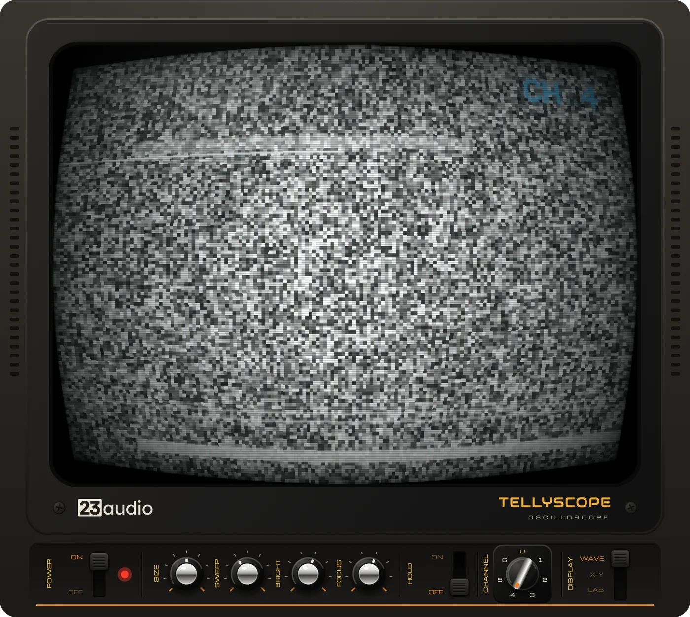 TELLYSCOPE changing channel: snow